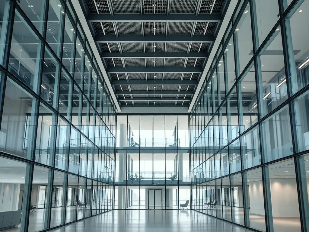 A high-quality, professional architectural photograph of a m